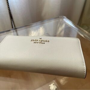 Kate Spade Cream Leather Wallet